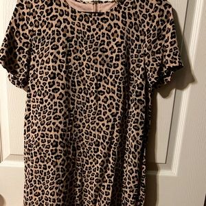 Cheetah Print Dress